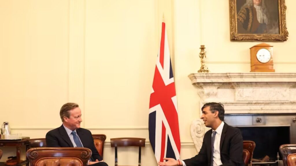 David Cameron Return; Rishi Sunak faces opposition with Reshaping the Chessboard